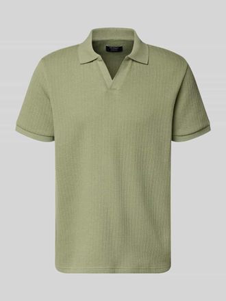 Mc Neal Regular Fit Strick-Poloshirt mit V-Ausschnitt in Lind, Gr&ouml;&szlig;e XXXL