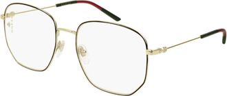 Gucci Stijlvolle Brilmontuur - unisex - Brillen - Geel - 56 MM - Accessoires