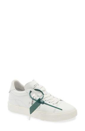 Off-white Low Vulcanized Leather Sneaker in White White at Nordstrom Rack, Size 11Us / 41Eu