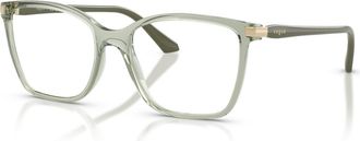 Vogue Eyewear 51mm Square optical glasses in Green at Nordstrom