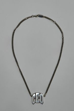 Balenciaga 3 Letter CEO Necklace
