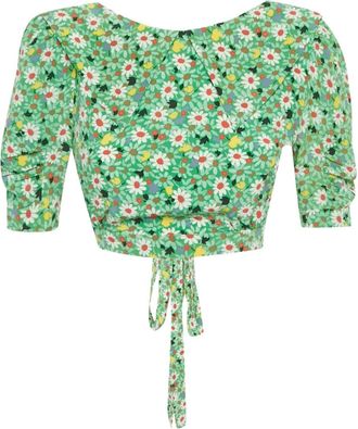 Miu Miu Top crop - Verde