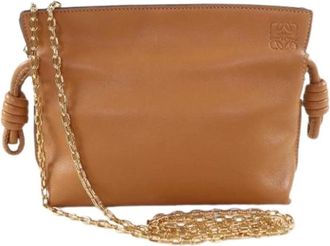 Loewe Pre-owned Cross Body Bags, female, Brown, Size: ONE SIZE Pre-owned Shoulder bag