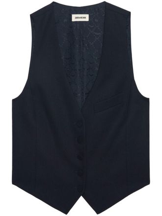 Zadig&Voltaire Emaux waistcoat - Blue