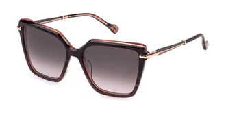 Yalea SYA195 BRANCA 0WTN Womens Sunglasses Brown Size 56