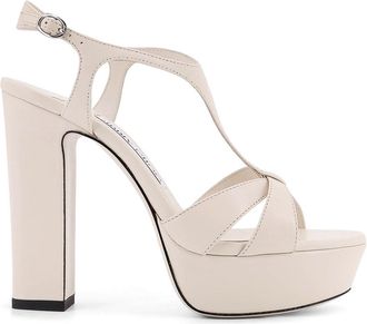 Jimmy Choo London Kesia Leather Sandals