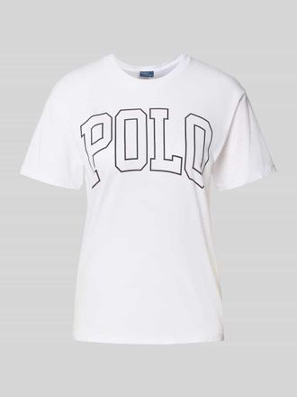 Polo Ralph Lauren T-Shirt mit Rundhalsausschnitt in Weiss, Gr&ouml;&szlig;e M