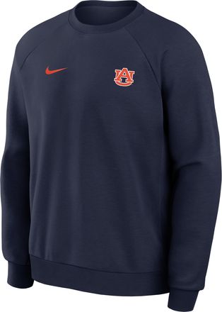 Nike Auburn Premium Performance Nike Mens Dri-FIT College Pullover Crew in Blue | 03EK41SAUN-BXN