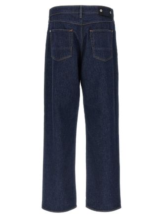 Stone Island Cotton Relaxed Fit Jeans - Blue