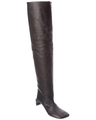 Sportmax Sportmax Leather Thigh-High Boot