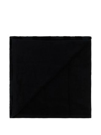 BALR. logo-jacquard towel - unisex - Cotton - One Size - Black