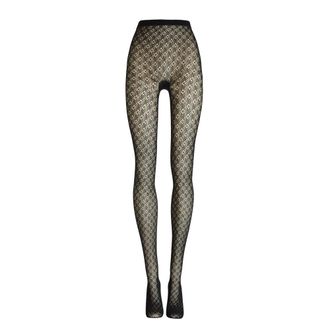 Wolford Collant a Rete Blossom - - Underwear - Donna - Nero - S