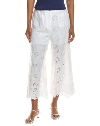 Johnny Was Delores Wide Leg Linen Pant