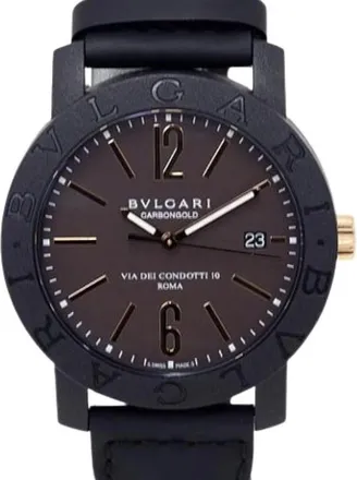Bulgari Orologio Vintage Pre-owned - - Pre-owned - Uomo - Marrone - ONE SIZE