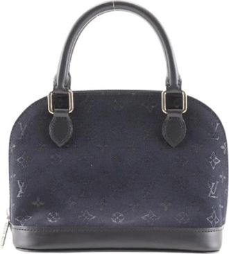 Louis Vuitton Pre-owned Vintage Canvas Handtas - Dames - Vintage Handtas - Zwart - ONE Size - Vintage