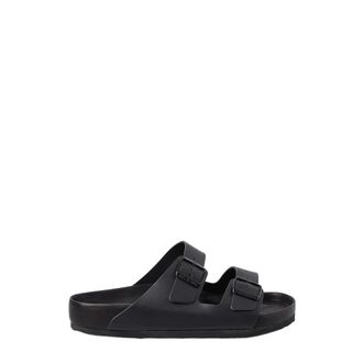 Birkenstock Sandali in Pelle Naturale con Doppi Cinturini - - Shoes - unisex - Nero - 43 EU