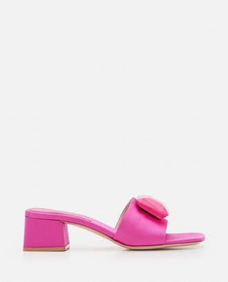 Gianvito Rossi 45mm Satin Sandals