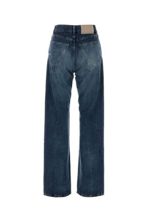 Our Legacy Womens Denim Jeans Vienna Blue Wash Exterior: Cotton