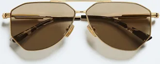 Bottega Veneta Occhiali da sole aviator Classic - Giallo - Unisex - U