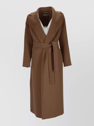 Max Mara virgin wool wrap coat