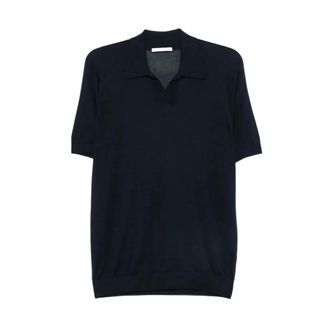 KANGRA Polo Shirts, male, Blue, Size: 4XL Polo M-Manica a Martello Rasato