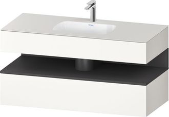 Duravit Qatego Lavabo Encastrado Con Base De Lavabo Consola, - Duravit