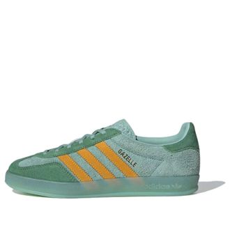 adidas (WMNS) adidas GAZELLE INDOOR Shoes Green Orange IG6783