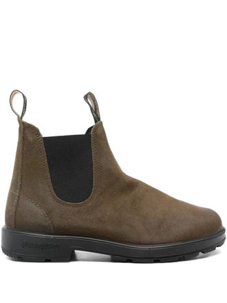 Blundstone suede pull-tab chelsea boots - Brown