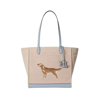 Ralph Lauren Tote Bags, female, Beige, Size: ONE SIZE Torba Tote Bag