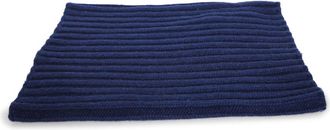 Dell'Oglio Cashmere Notturno Sjaal - Heren - Wintersjaals - Blauw - ONE Size - Wol - Accessoires