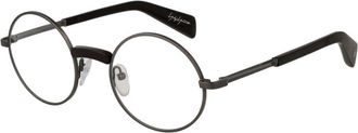 Yohji Yamamoto Gray Metal Glasses Mens (Frames)
