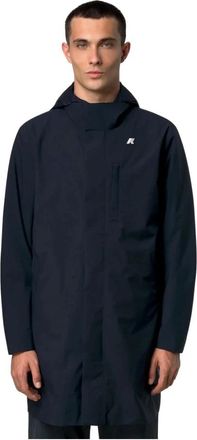 K-Way Thomas Duck Jas - Heren - Jassen - Blauw - Maat: L Nylon