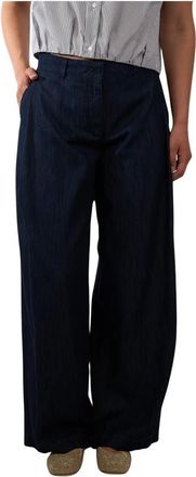 Luisa Cerano Jeans, Dames, Blauw, S, Katoen, Jeans