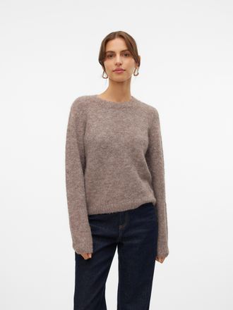 Vero Moda Strickpullover »VMNOVAH LS O-NECK PULLOVER GA NOOS«