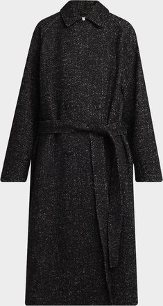 The Row Macaria Belted Wool Oversized Coat
