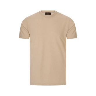 Zanone T-Shirts, male, Brown, Size: 2XL Slim fit IceCotton T-shirt