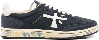 Premiata Dark Blue Lace Up Sneakers