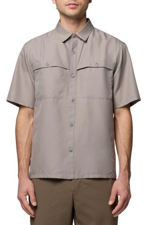 Mountain Hardwear Sun Drift Cooling Short Sleeve Shirt in Approaching Storm at Nordstrom, Size Xx-Large