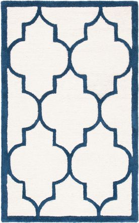 Safavieh Alfombra lana neutrale/blu scuro 122 x 183 cm