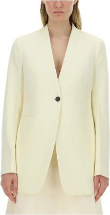 Jil Sander W Jacket 02 TM - Dames - Blazers - Beige - XS - Jassen