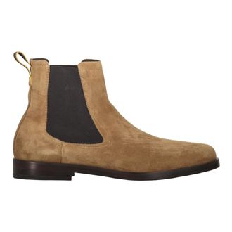 Moorer Suede Chelsea Boots - male - Moorer - Chelsea Boots - Beige - 8 UK - Shoes