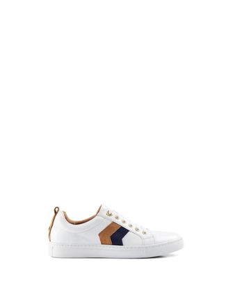 FAIRFAX & FAVOR Women Alexandra Trainer Shoes In Tan/navy