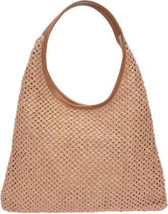 Luisa Vannini Brown Rundleer Tas