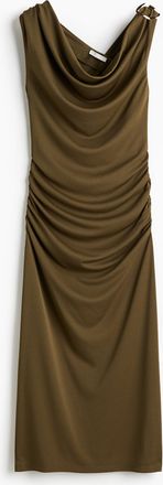H&M Drapiertes Kleid - Green
