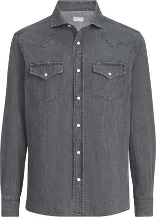 Brunello Cucinelli Lightweight Denim Shirt