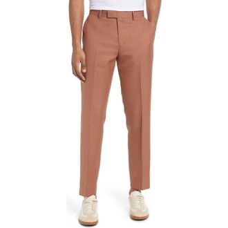 Tiger Of Sweden Mens Tensex Topstitch Straight Leg Trousers in Mocha at Nordstrom, Size 32 Us
