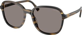 Miu Miu MUB01SF Asian Fit 25E80Q Womens Sunglasses Brown Size 58