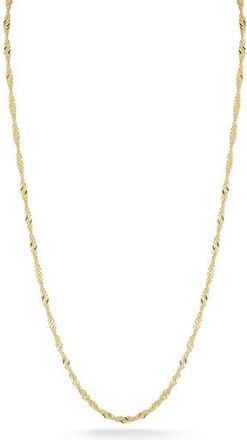 Glaze Jewelry 18K Gold Plated Silver Singapore Necklace at Nordstrom Rack