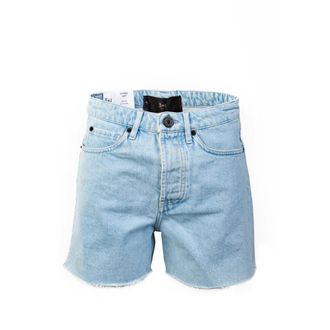 3x1 Denim Shorts met Raw Edge - Dames - Denim shorts - Blauw - M - Denim - Korte Broeken
