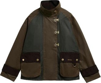 Barbour Hazelwood Waxed Jacket - Dames - Zomerjassen - Bruin - XL - Katoen - Jassen